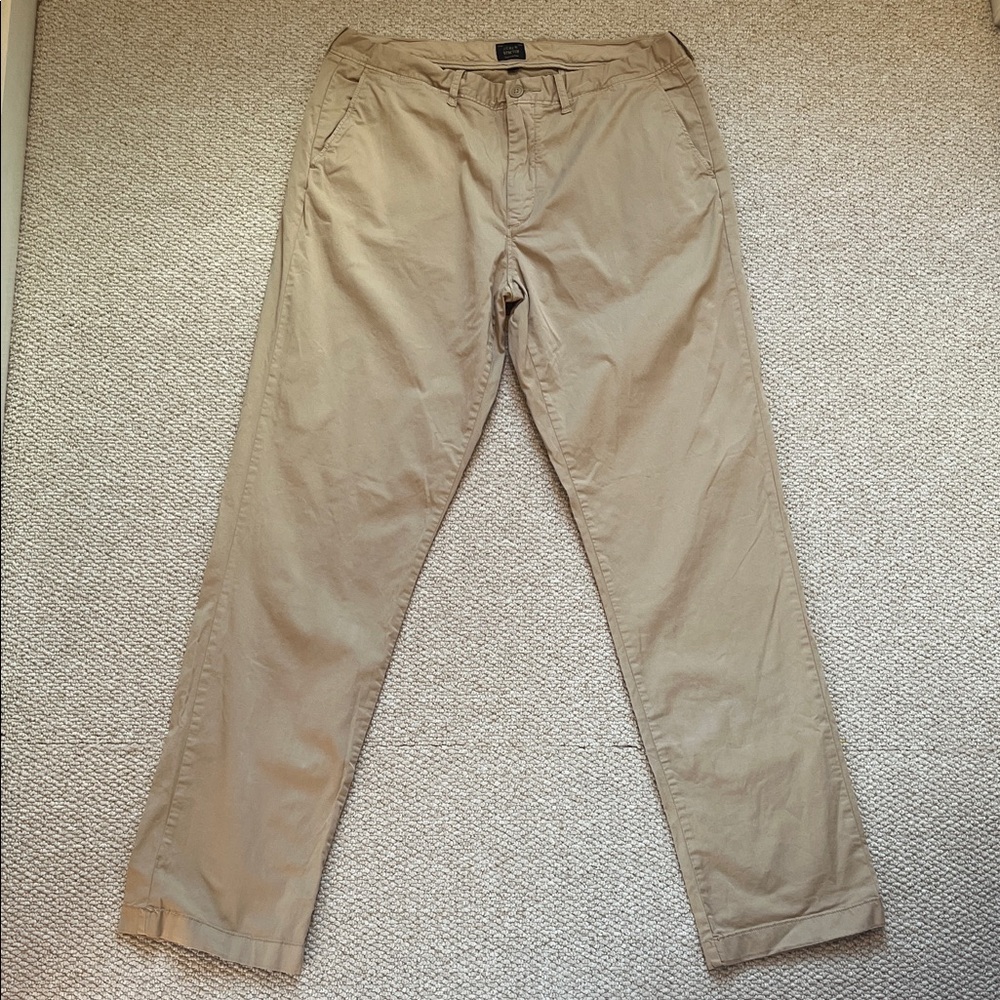 J. Crew Men's Stretch Khaki Chinos 34 x 34